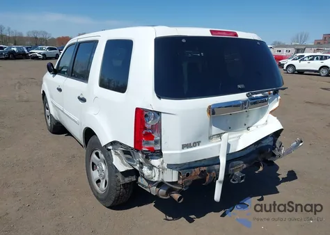 2010 Honda Pilot Lx from USA, damaged, VIN 5FNYF4H22AB032031